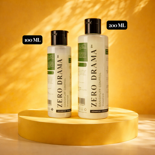 Zero Drama Dandruff Control shampoo, Reduces Up to 100% Dandruff, Itch & flakes | Men and Women